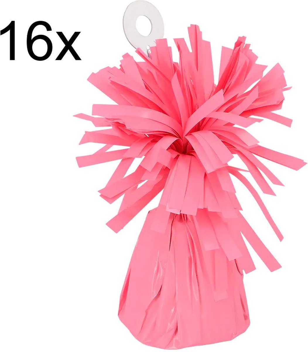 16 x ballongewichten lichtroze (160 - 180 g)