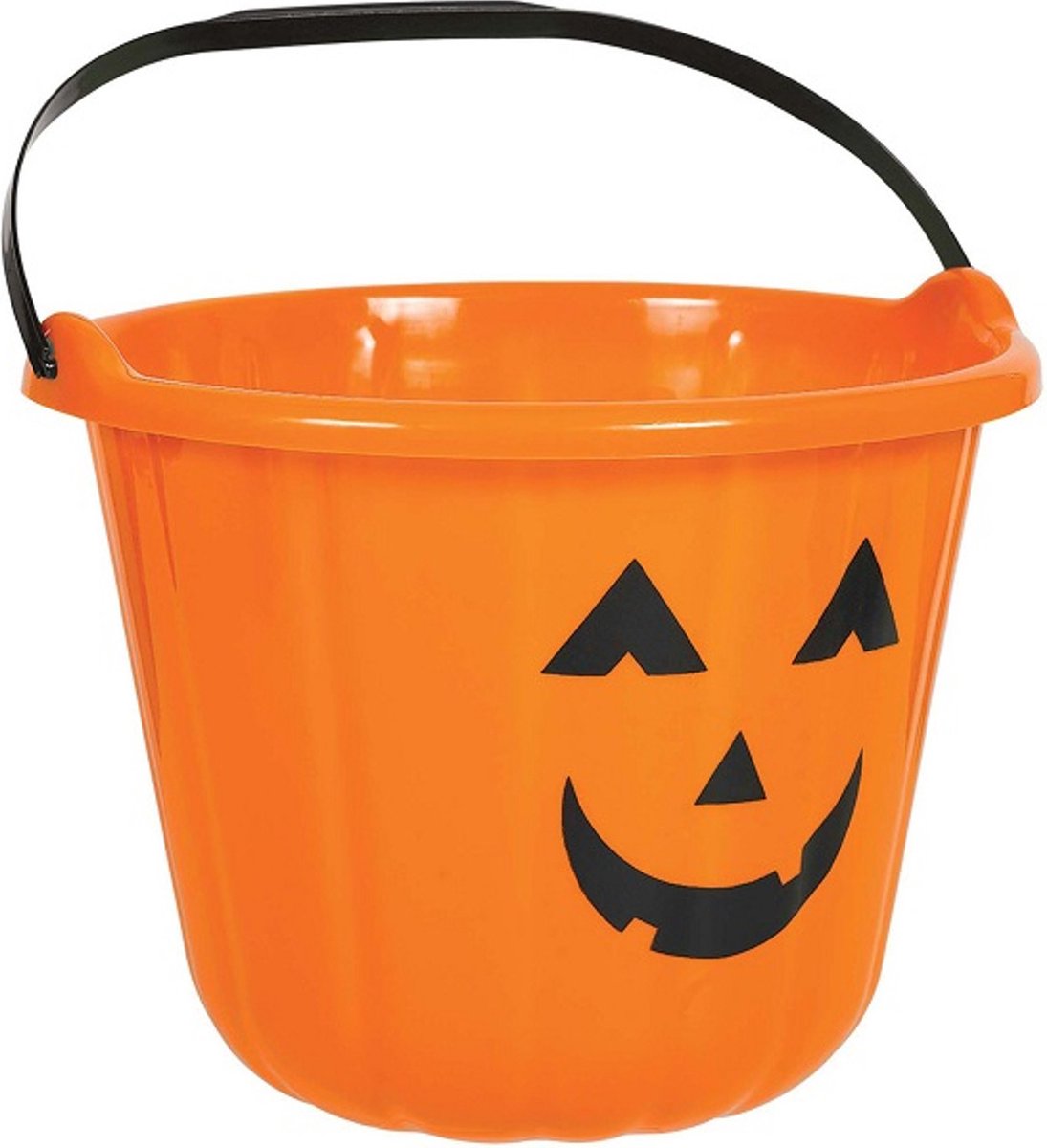 Pumpkin Bucket Trick Or Treat Orange 16 x 22 cm