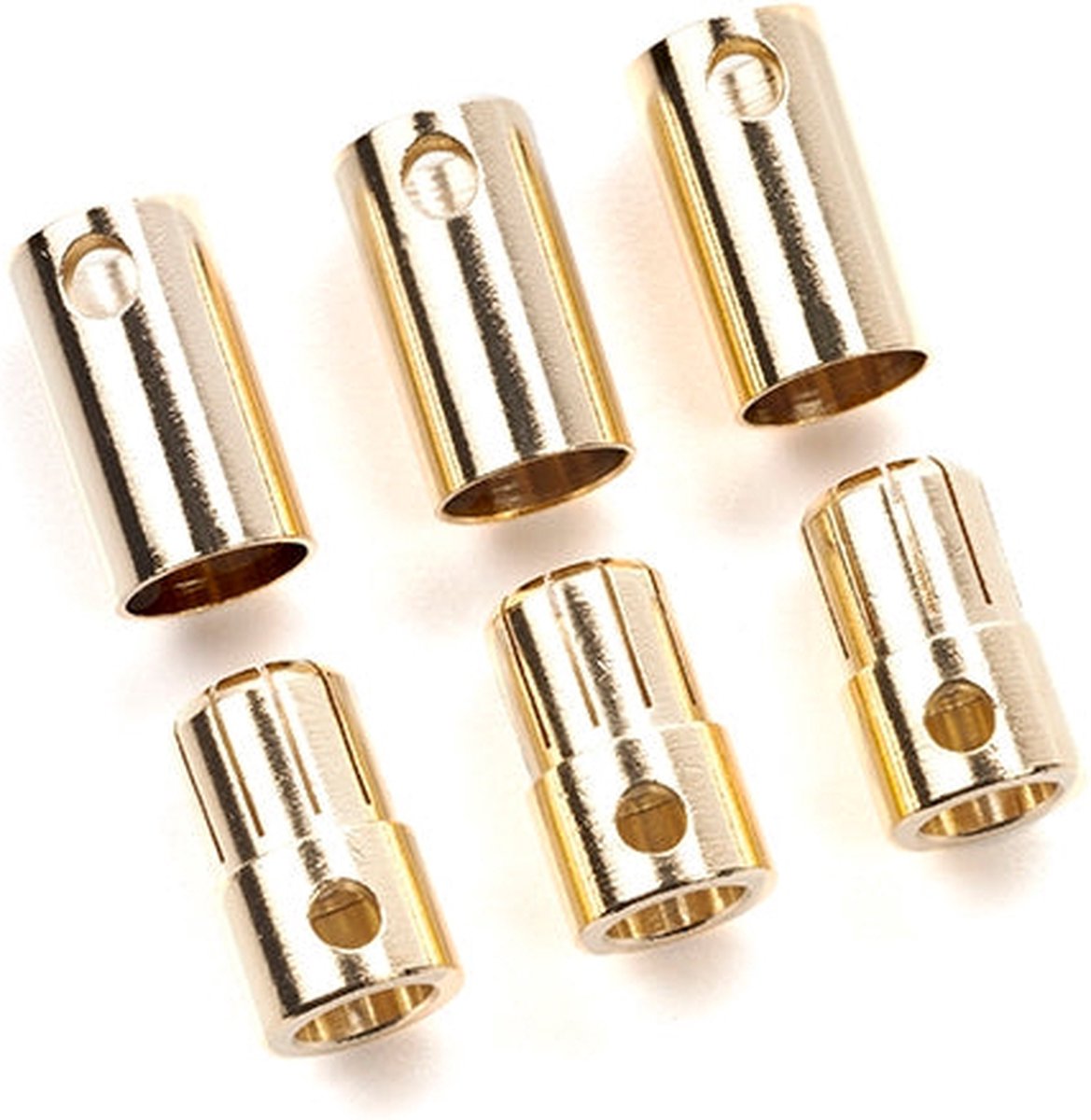 Castle Creations - Bullet stekkers 8.0mm - 3 st. Mannelijk + 3 st. Vrouwelijk