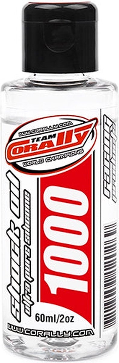 Team Corally - Shock Oil - Ultra Pure silicone schokdemper olie - 1000 CPS - 60ml / 2oz