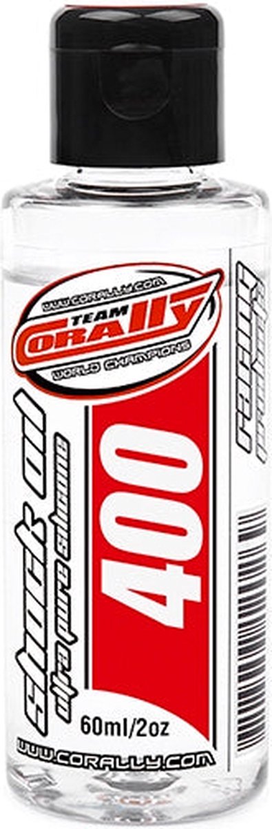 Team Corally - Shock Oil - Ultra Pure silicone schokdemper olie - 400 CPS - 60ml / 2oz