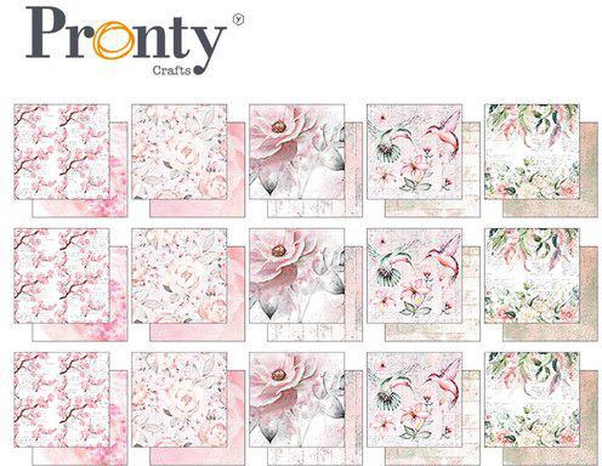 Pronty Crafts Papierset Romantic