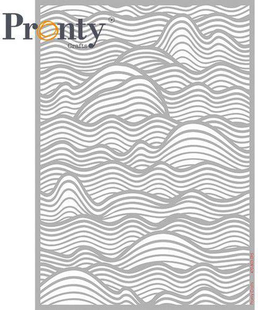 Pronty Mask stencil Waves 470.803.095 A4 (06-22)