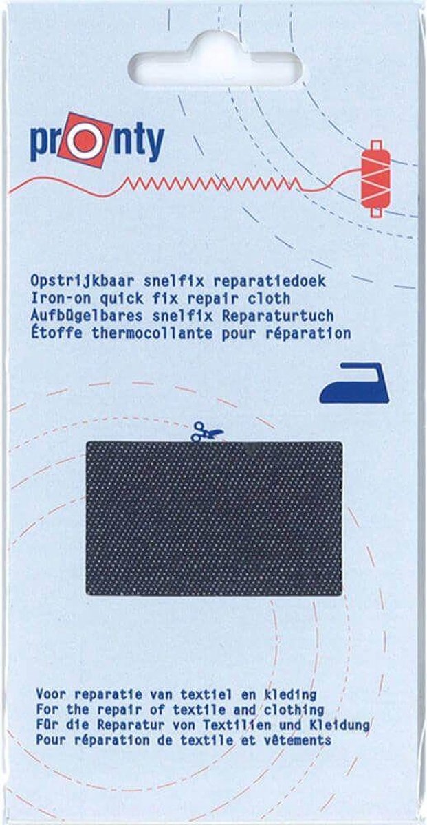   reparatiedoek snelfix - jeans blauw - 11x25cm