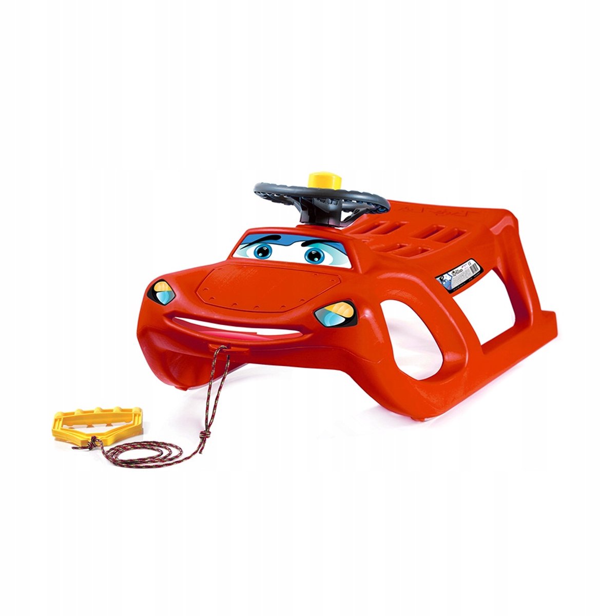 ZIGI ZET Rode Kunststof   met Stuur en Claxon