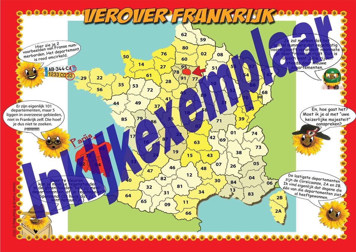 Autobingo Frankrijk vakantie set - Spelletjes voor onderweg