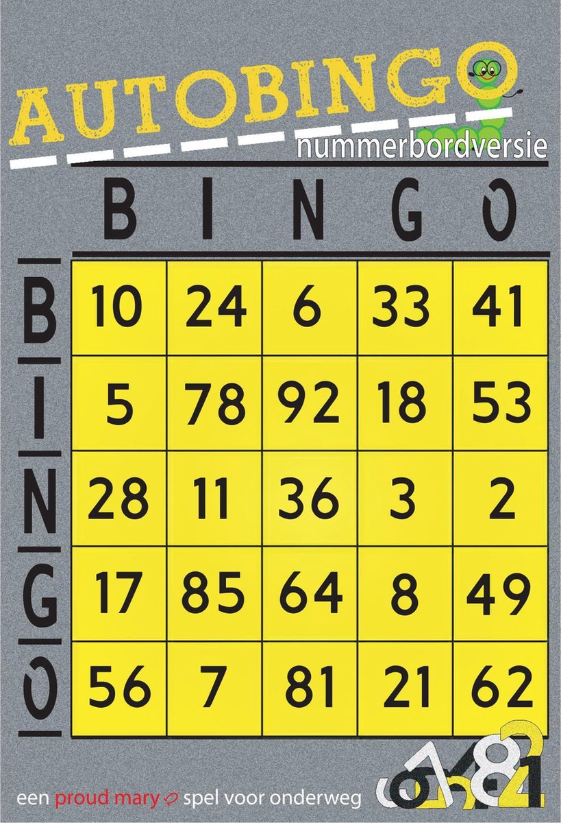 Spelletjes voor onderweg - autobingo 2x en een dierenkijk- en tekenspel