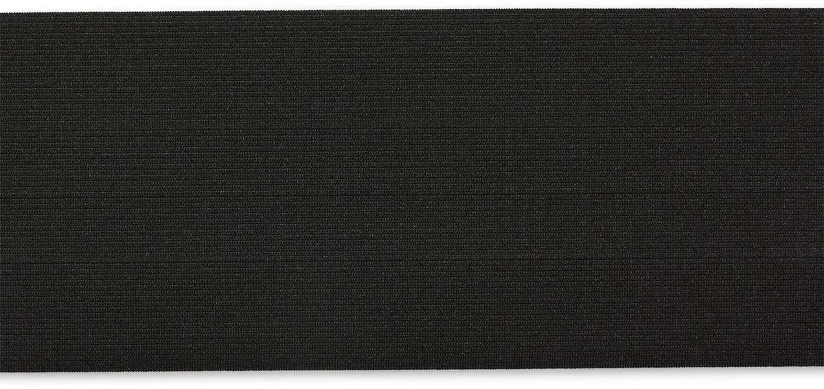Band-elastiek zacht 100 mm zwart 50 m