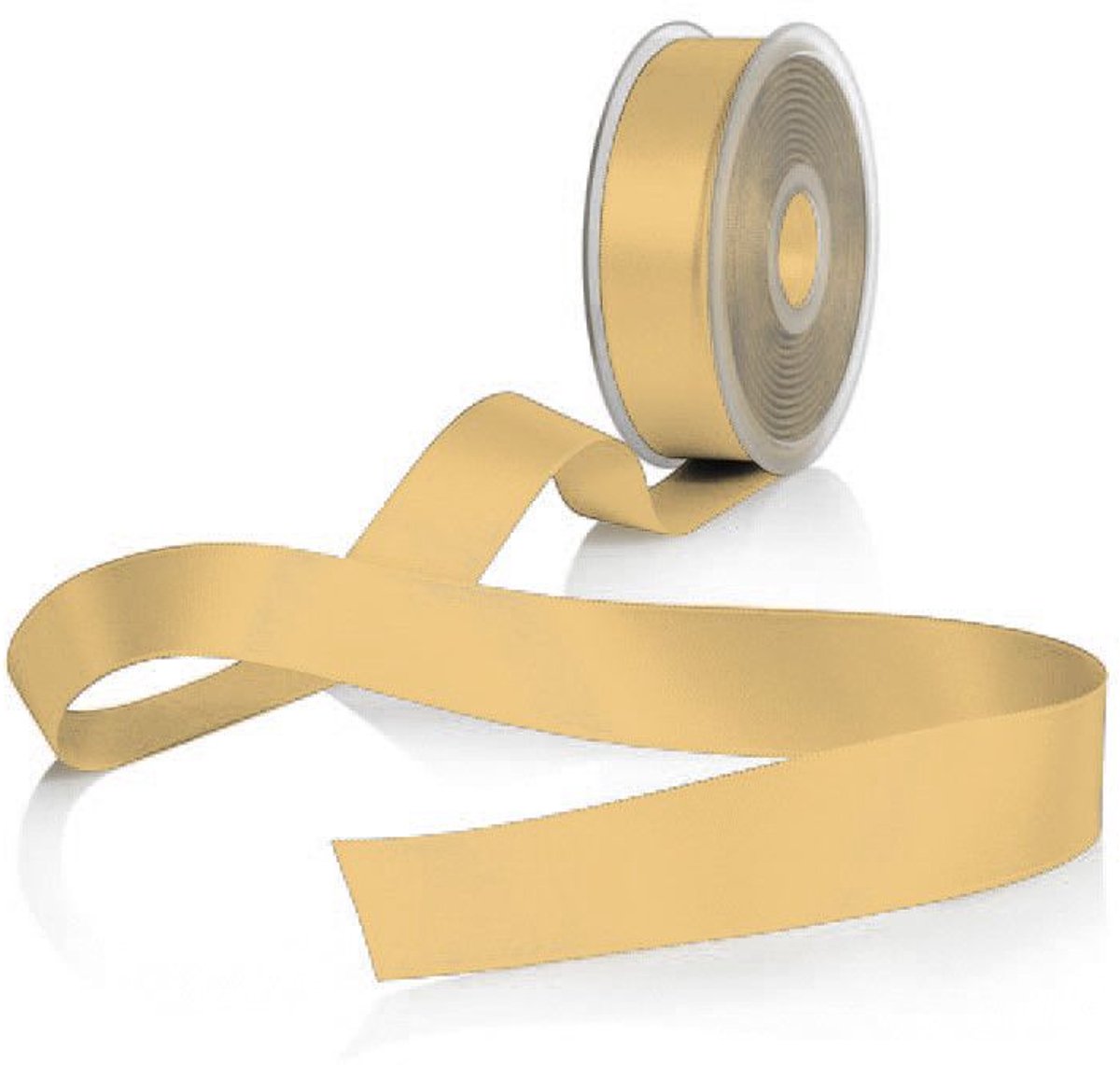 Biaisband Duchesse 40/20 mm metaalgoud 3,5 m