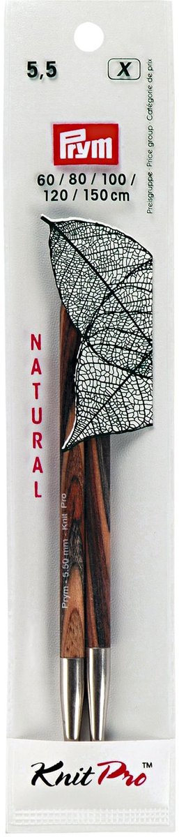 Breinaaldenpunten lang NATURAL 5,50/128 2 st. - Prym