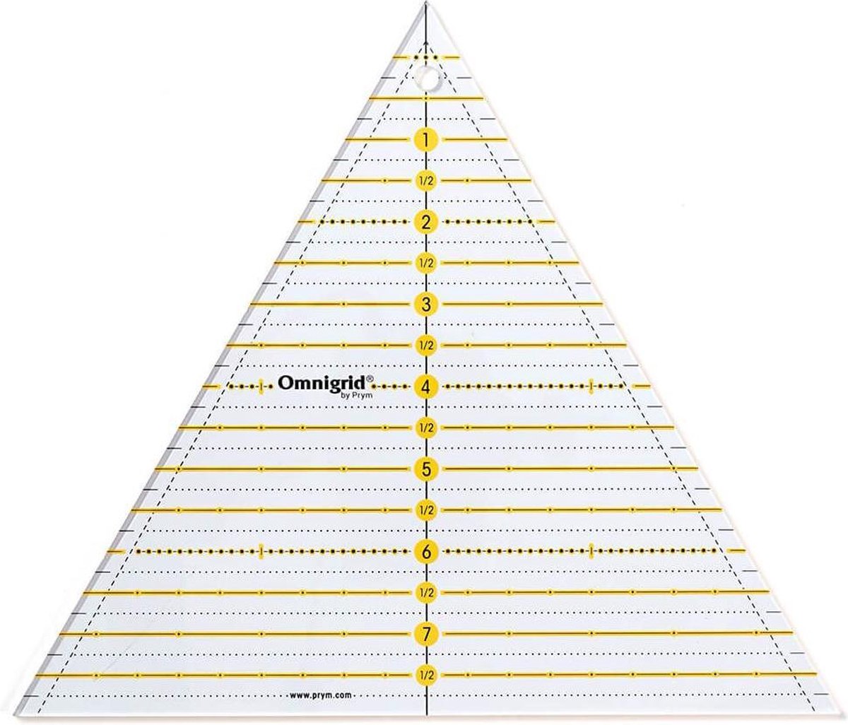 Driehoek 60° 8 inch Omnigrid Patchwork liniaal  
