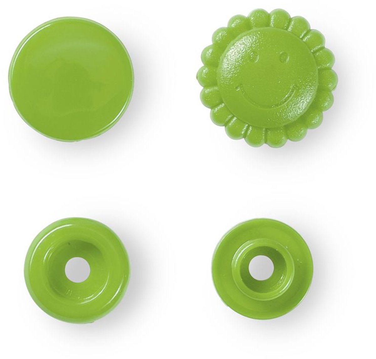 Drukknoop ColorSnaps Bloem 13,6 mm groen - Prym