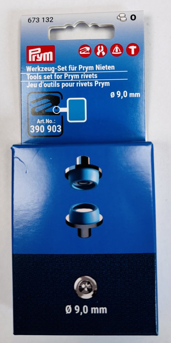 Gereedschapset siernieten 9mm - Prym