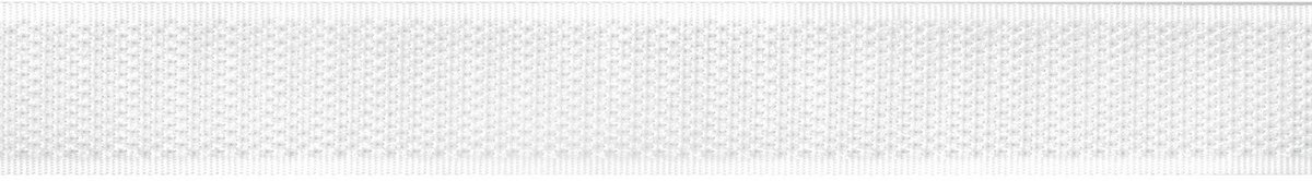 Haakband om aan te naaien 20 mm wit 25 m - Klittenband & Velcro - Prym