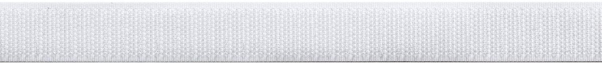 Haakband om aan te naaien 20 mm wit 8 m