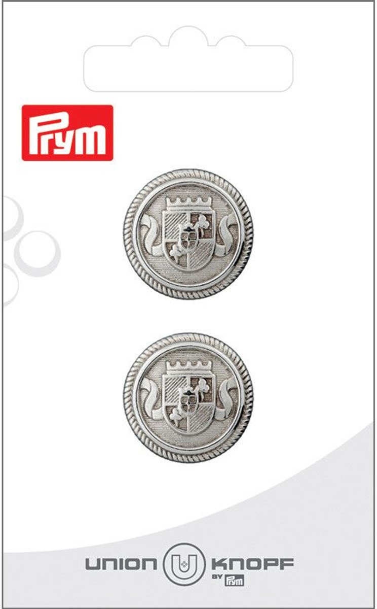 Knoop Metaal 20mm zilver 2st - Prym