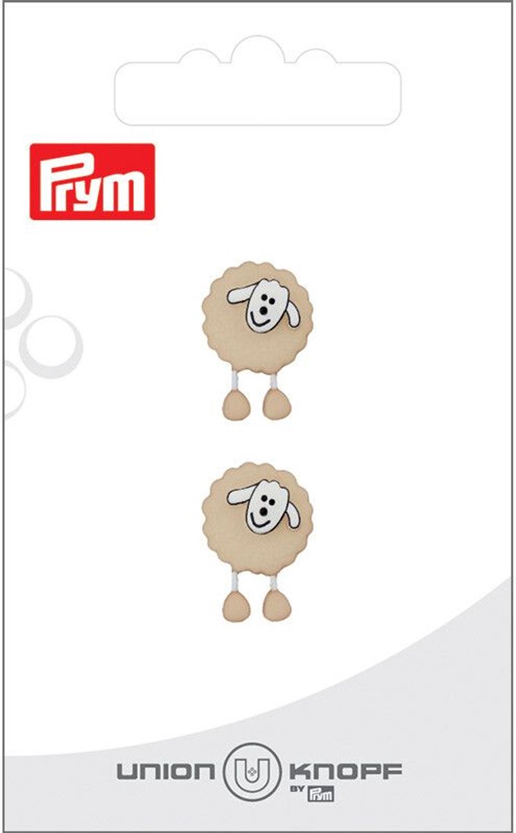 Knoop schaap 18mm crème 2st - Prym