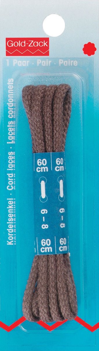 Koordveters 5 x 600 mm bruin 1 paar