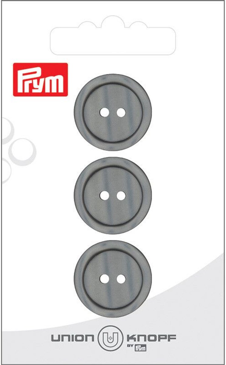 Kunststof 20mm grijs 3st -  