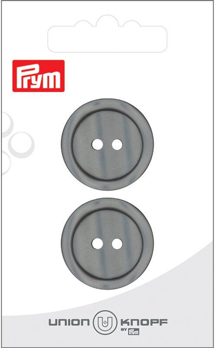 Kunststof 25mm grijs 2st -  