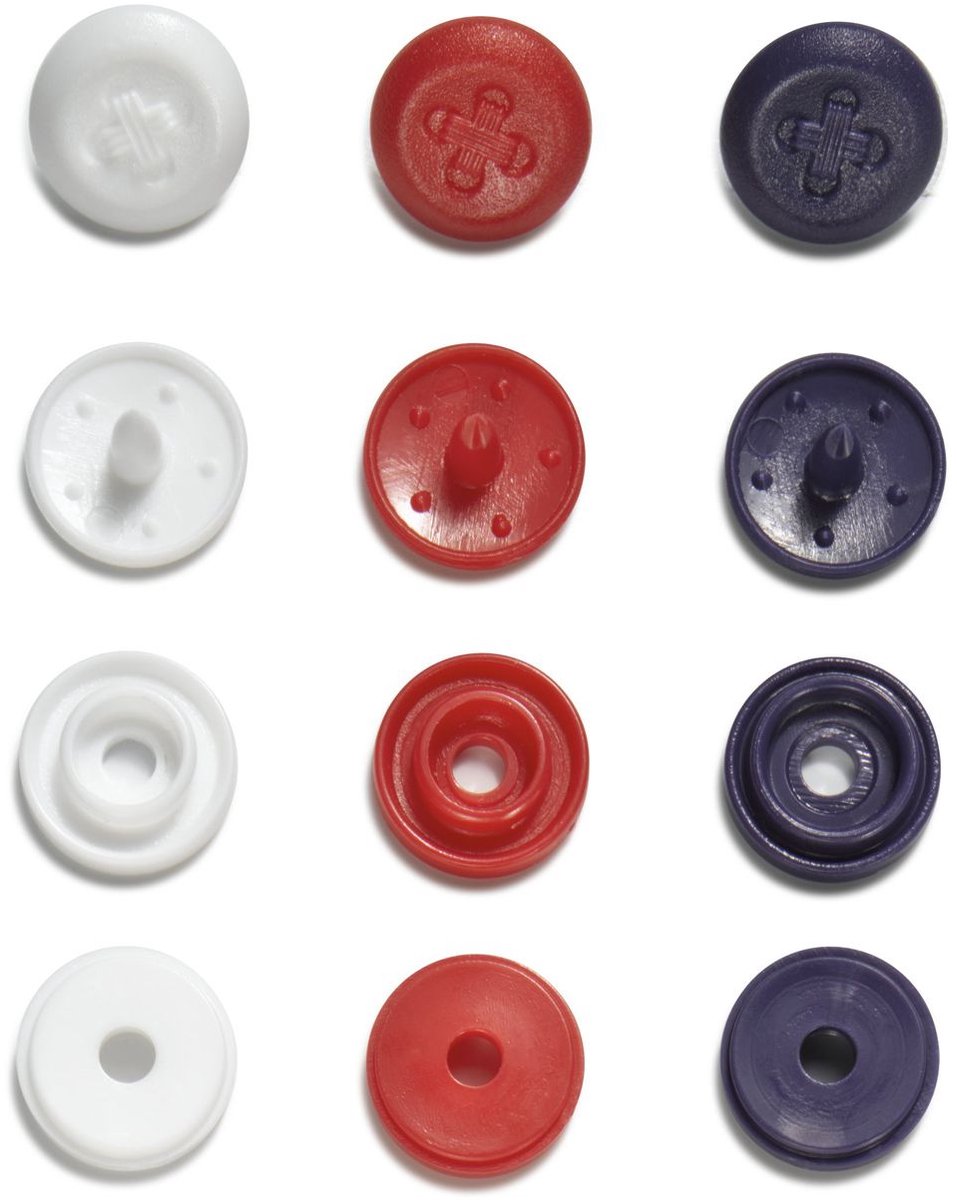 PL ColorSnapsMini knoop afb. r/w/m36st -  