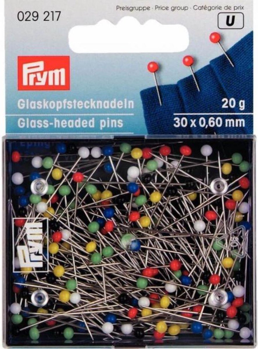 PRYM GLASKOPSPELDEN 0.60X30MM ZILVER