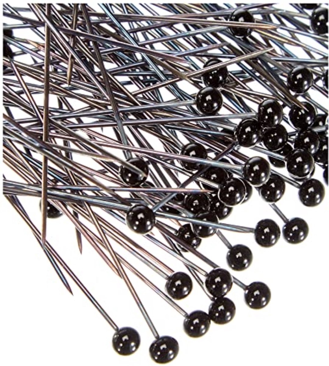 PRYM GLASKOPSPELDEN 0.80X48MM ZILVER - PER PAKJE.