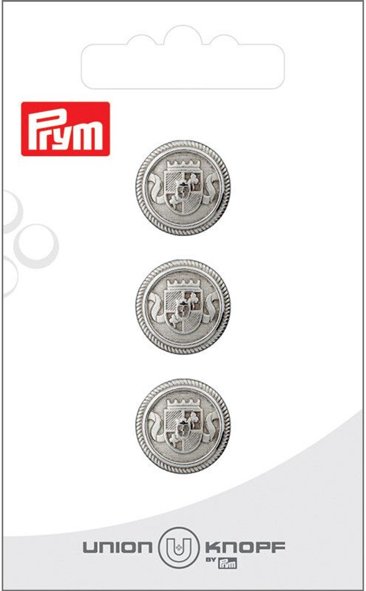   Fournituren - Knopen en sluitingen -   Metaal 15mm zilver 3st - Fournituren elastieken band - Zilver - 1 kaart