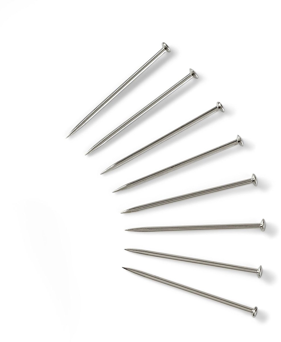   Fournituren - Naalden en  en -  en ijzer 0,65 x 16 mm zilverkleurig 35 g - Fournituren elastieken band - Zilverkleurig - 1 doos