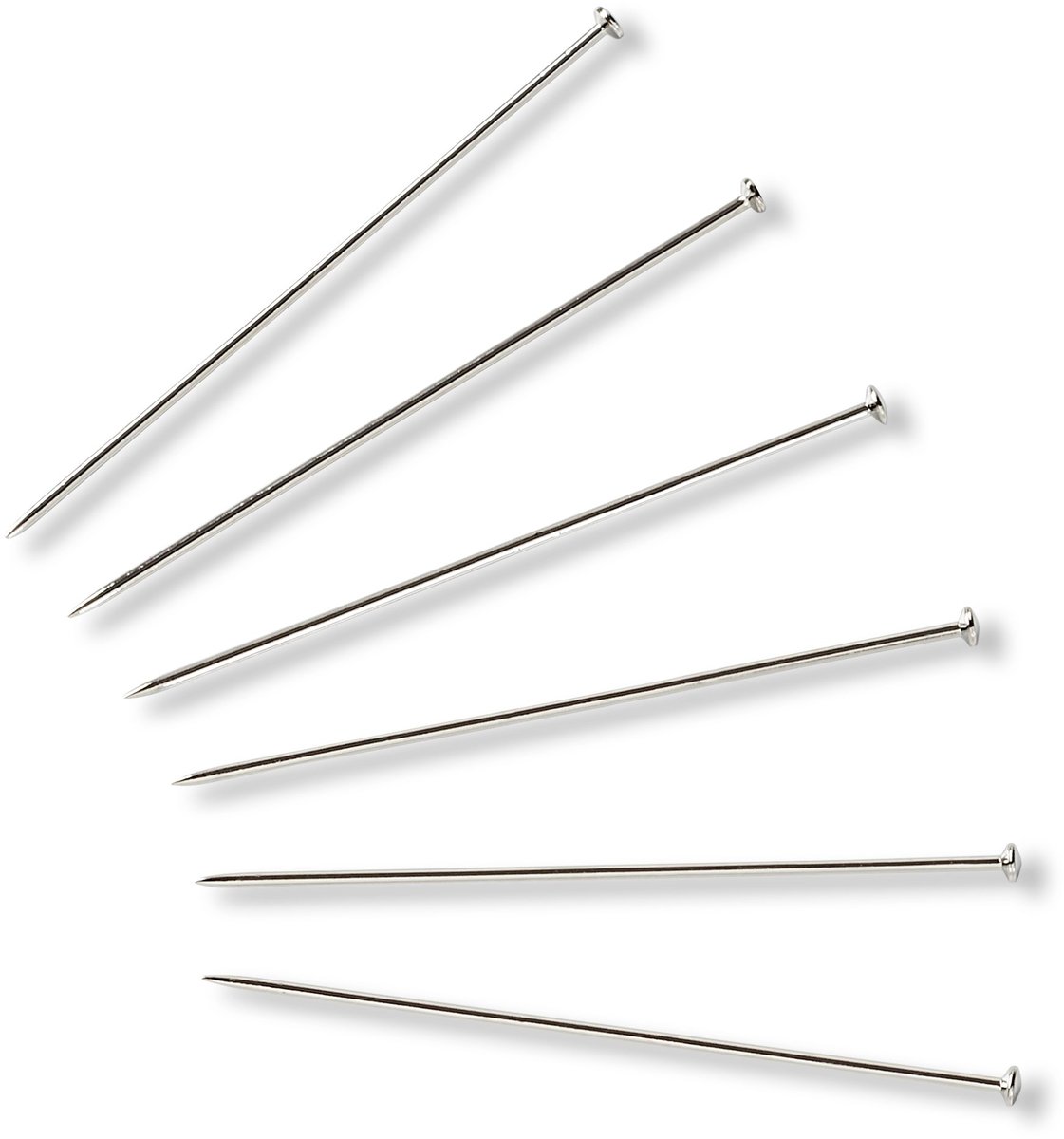   Fournituren - Naalden en  en -  en staal gehard 0,60 x 30 mm zilverkleurig 25 g - Fournituren elastieken band - Zilverkleurig - 1 kaart