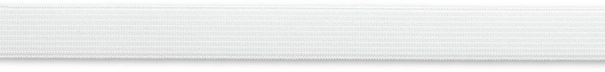 Prym Fournituren Banden - Band-elastiek zacht 15 mm wit 10mtr. 10 m - Fournituren elastieken band - Wit - 1 cassette