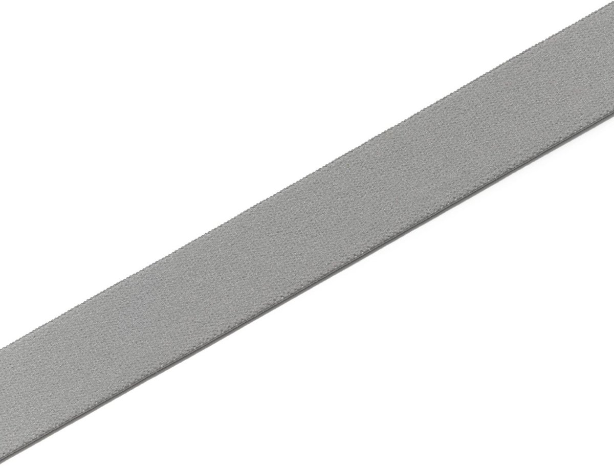 Prym Fournituren Banden - Taille-elastiek 20 mm grijs - Fournituren elastieken band - Grijs - 1 cassette