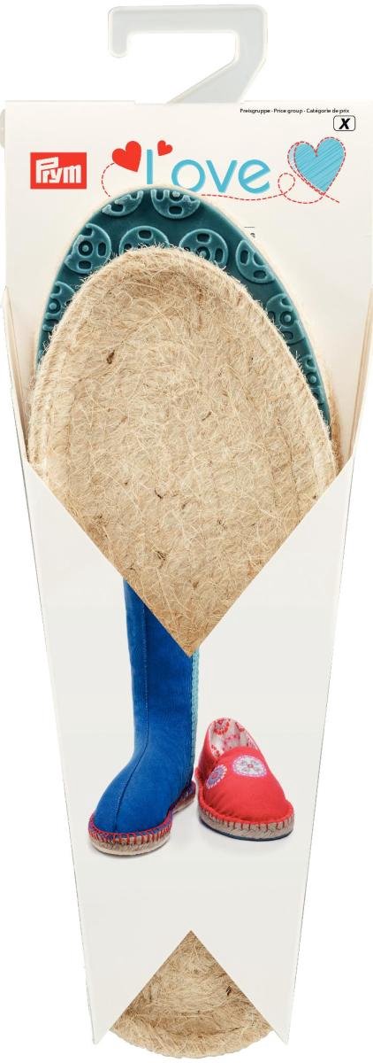 Prym Love Espadrilles - Zolen maat 34/35 blauw 1 paar