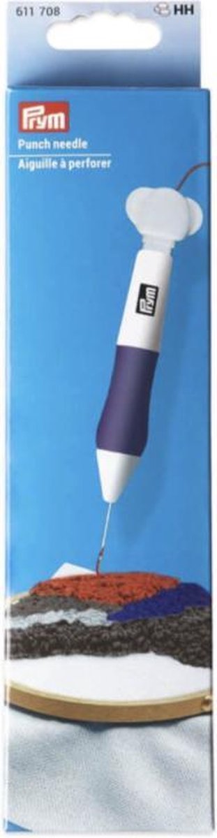   Punch naald 15cm paars