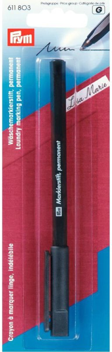   Wasmarkeerpen permanent zwart