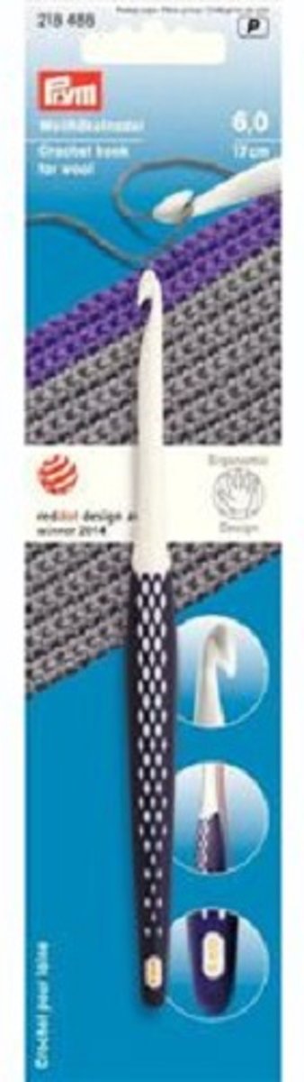   ergonomics Haaknaald 6 mm 17 cm