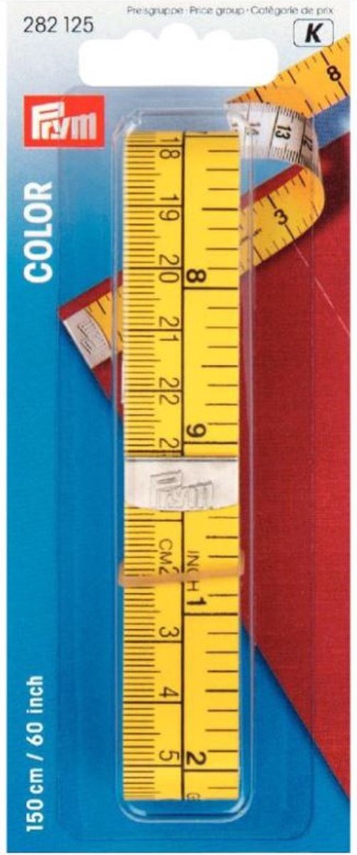 Prym meetlint - 150 cm/60 inch - dubbelzijdig - 282 125