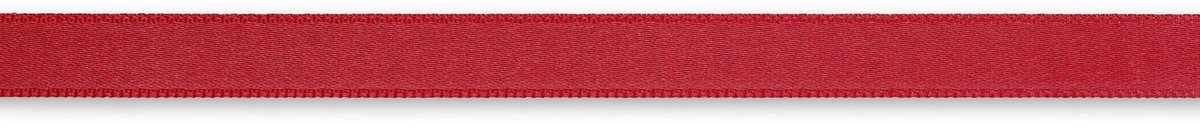 Satijnlint 10 mm donkerrood 4 m