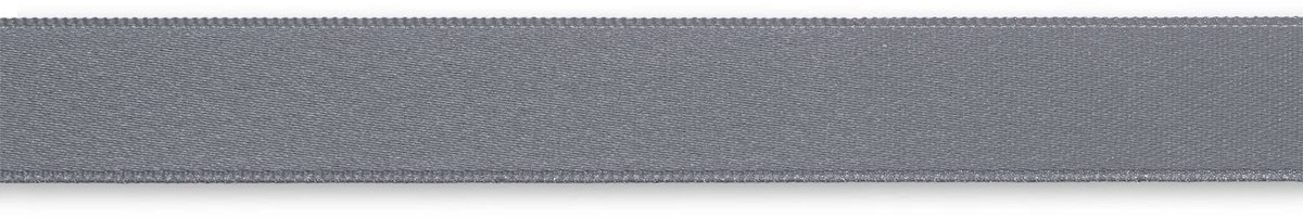 Satijnlint 15 mm grijs 3 m