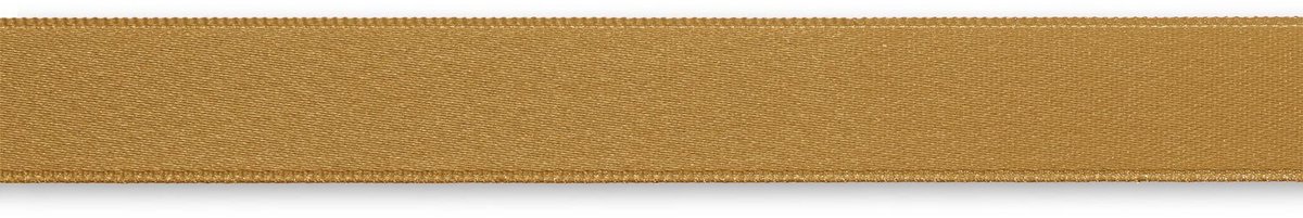 Satijnlint 15 mm oudgoud 3 m