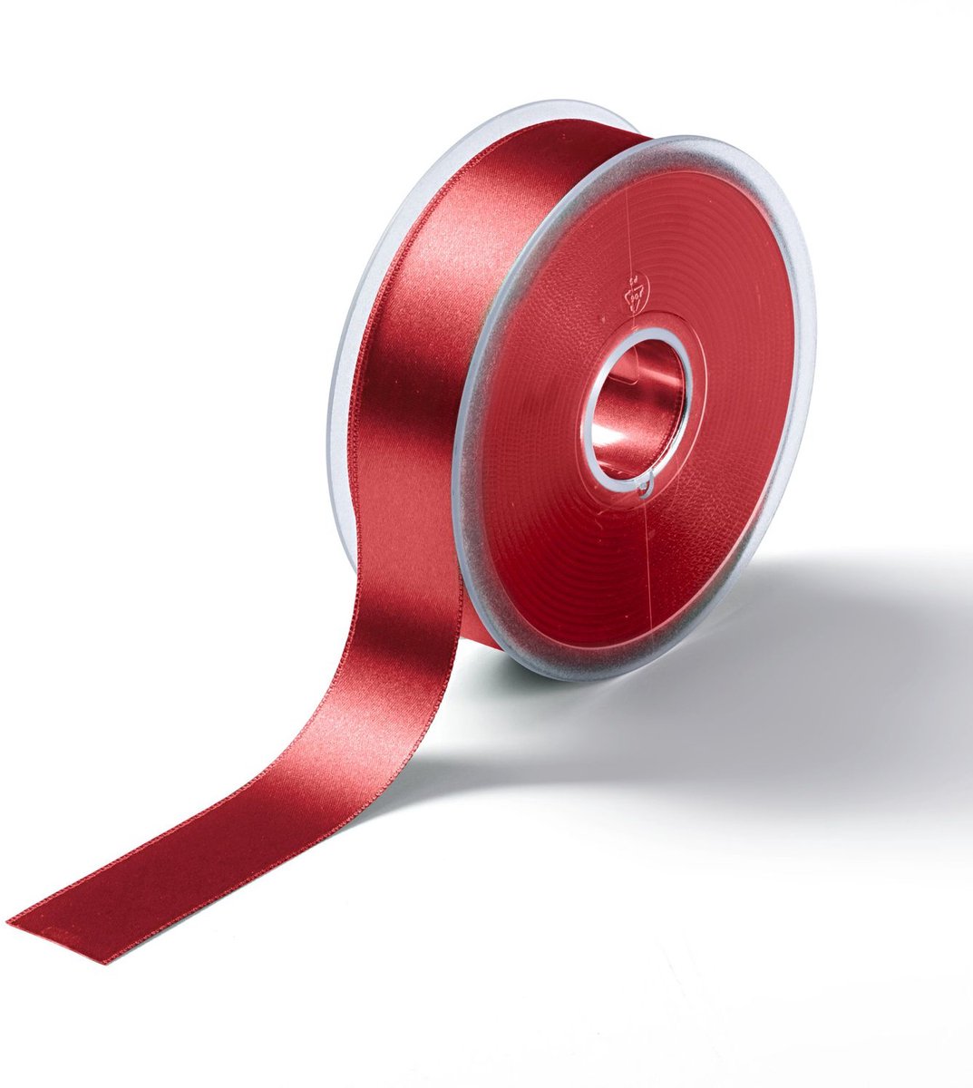 Satijnlint 25 mm donkerrood 25 m