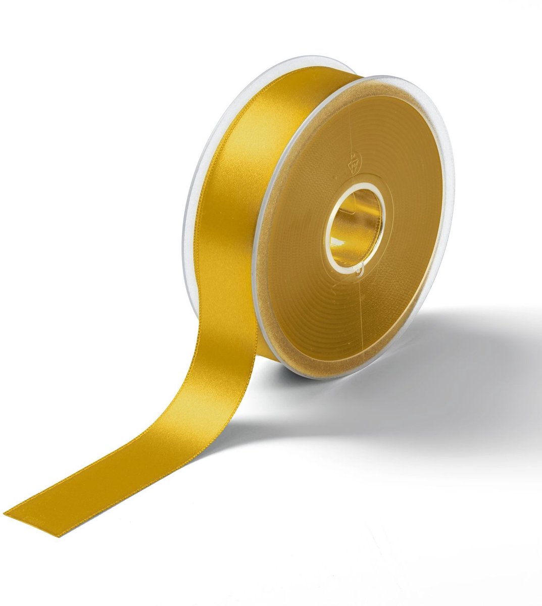 Satijnlint 25 mm geel 25 m