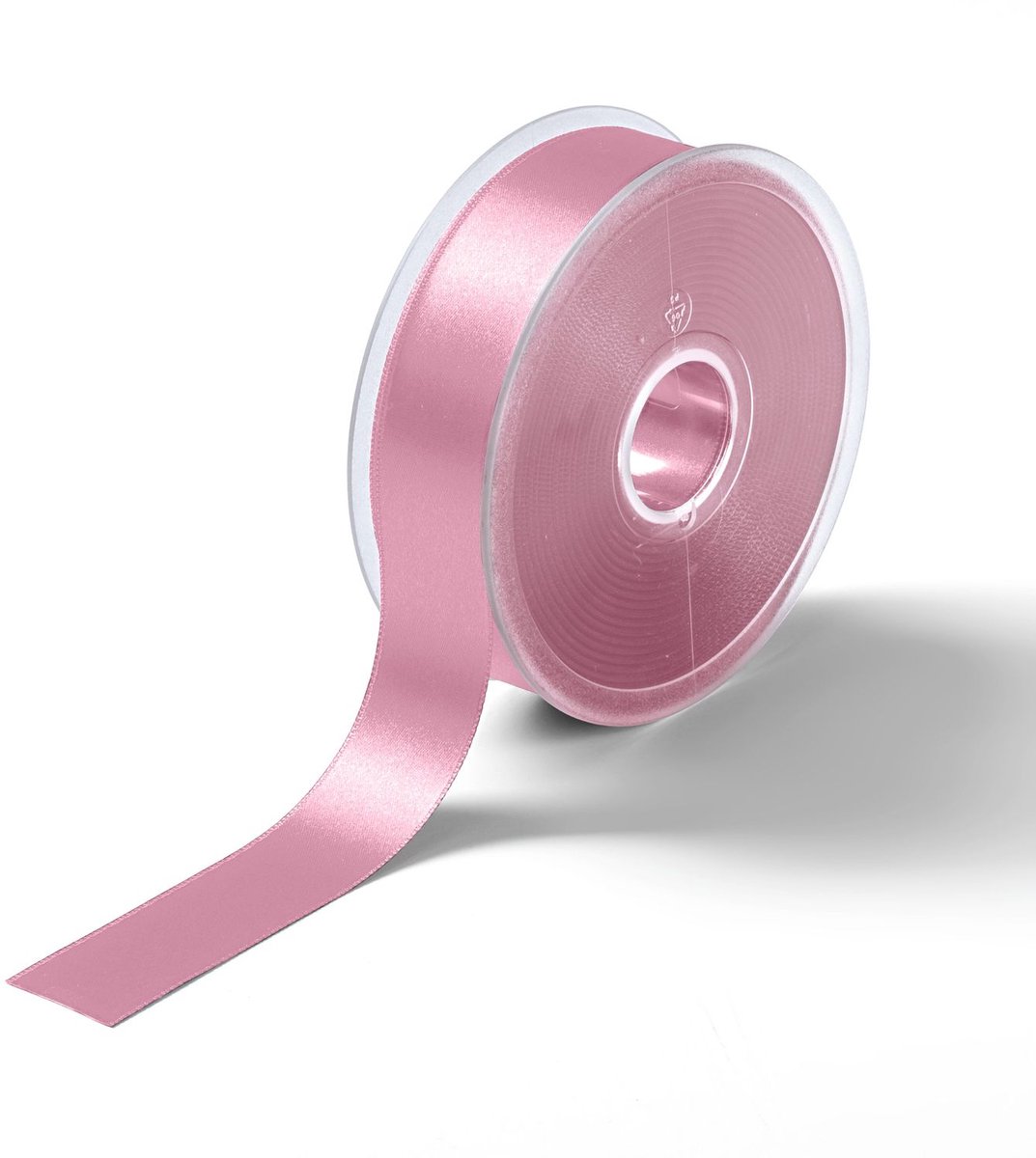Satijnlint 25 mm lichtroze 25 m