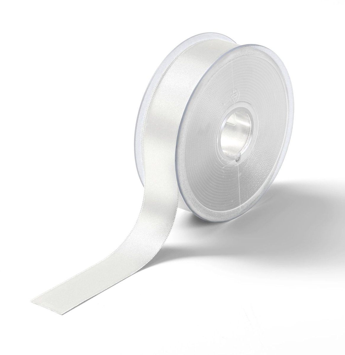 Satijnlint 25 mm parel 25 m