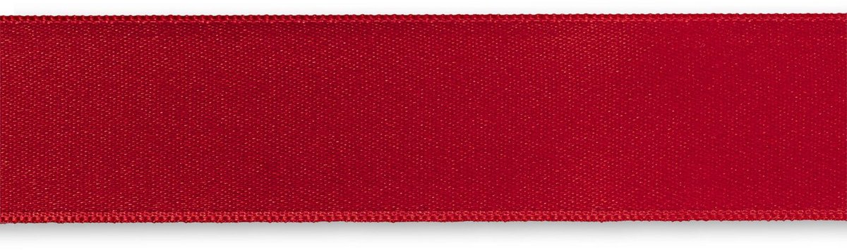 Satijnlint 25 mm rood 3 m - Satijnlint - Prym