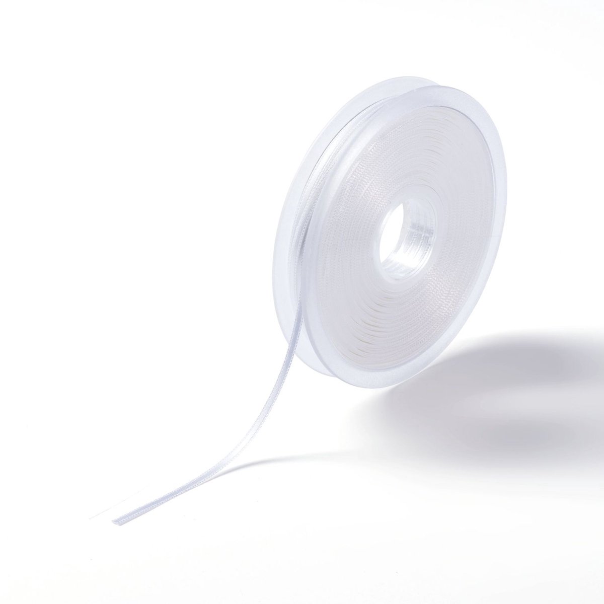 Satijnlint 3 mm wit 50 m