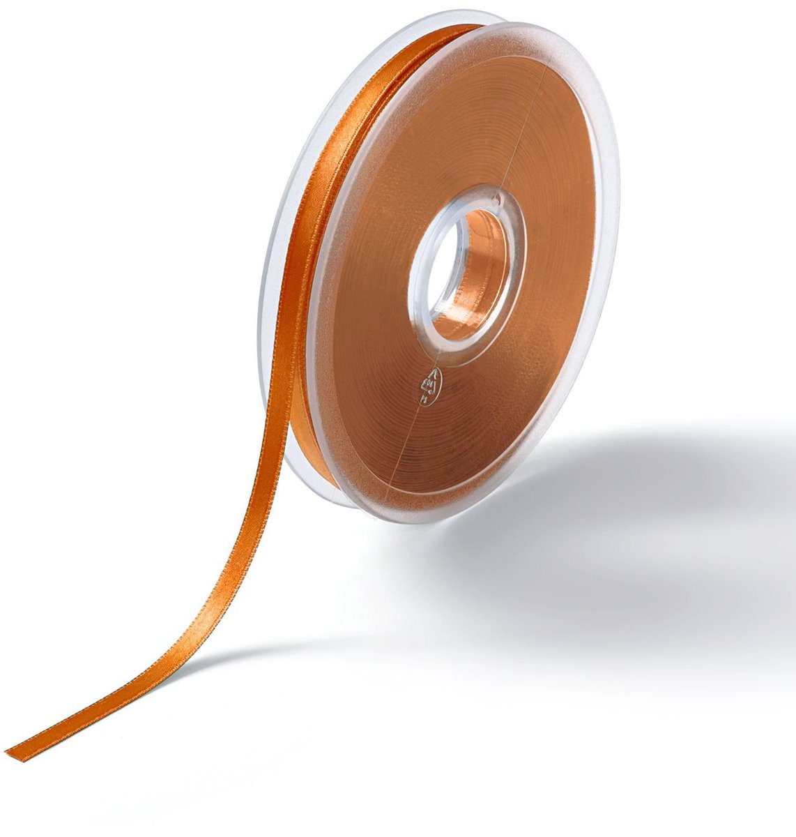 Satijnlint 6 mm oranje 25 m