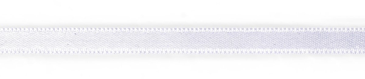 Satijnlint 6 mm wit 4 m - Satijnlint - Prym