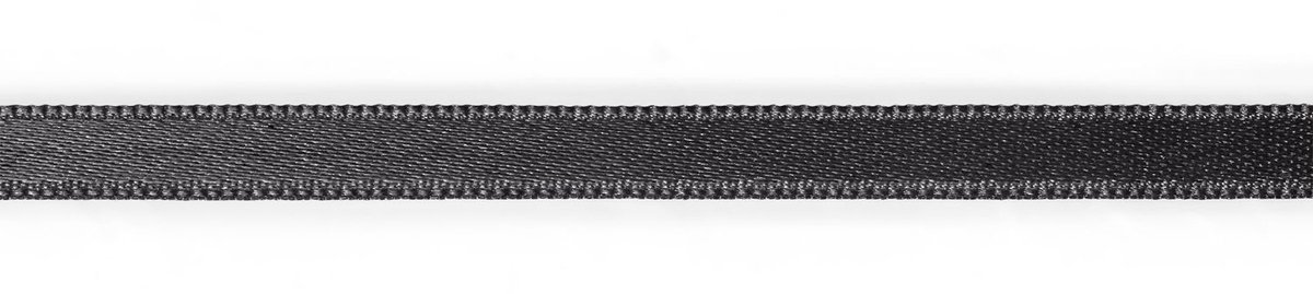 Satijnlint 6 mm zwart 4 m - Satijnlint - Prym