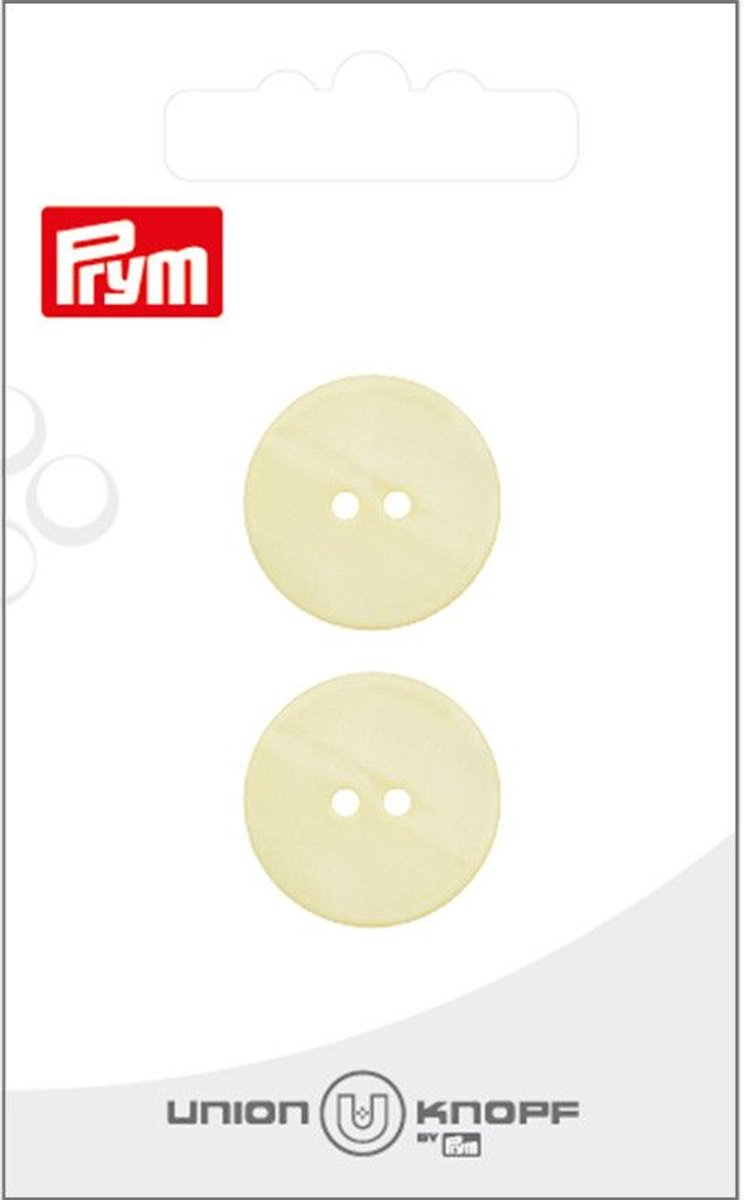 Schelp 20mm geel 2st - Prym